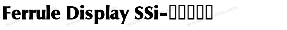 Ferrule Display SSi字体转换